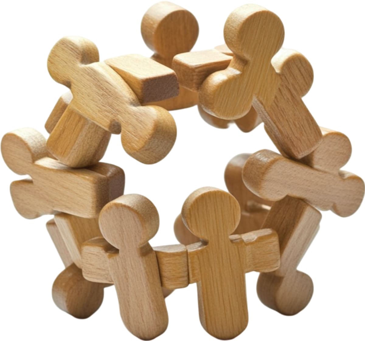 Imaxe dun crebacabezas de madeira